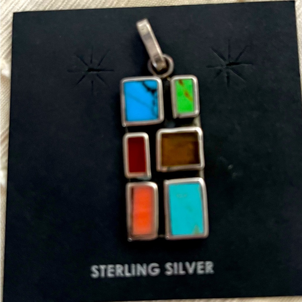 Multi stone pendant